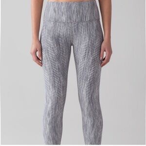 Lululemon Athletica Gray Leggings High-Waisted